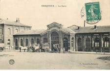 SEINE MARITIME  SERQUEUX   la gare