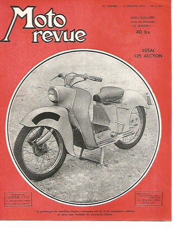 Moto revue 144 125 ossa - 125,