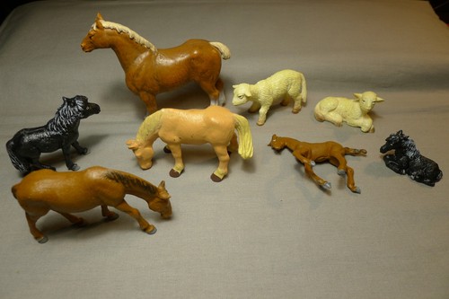 Lot divers chevaux moutons - lot,