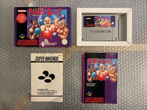 Super punch out - super, snes