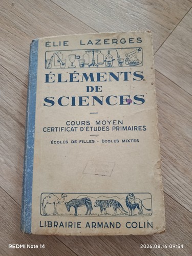 Livre scolaire ancien - scolaire,