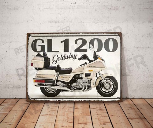 Plaque métal vintage honda - plaque,