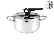 Casserole À Pression Inox Officine Standard 4205 Sara 5 Litres Gris