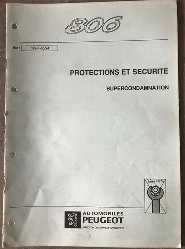Manuel atelier 593 - d’atelier, 593-f-05/94