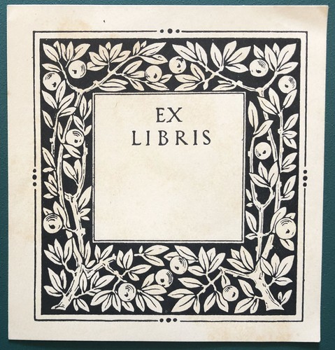 Libris - (gravure, ex-libris