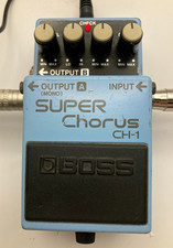 Boss CH-1 SUPER Chorus Guitar Effect Pedal from JAPAN JP Tested Working USED