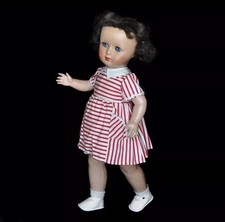 Ancienne Poupée en papier mâché des années 1940-1950s