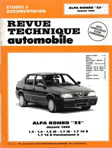 Revue technique automobile - revue,