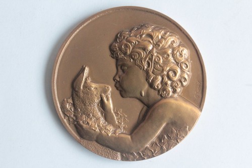 Médaille faune brebis - médaille,