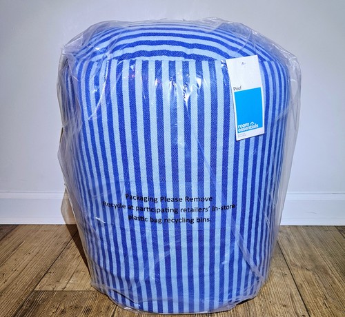 Room essentials blue stripped - room,