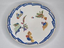 Grand plat Rosenthal 36 cm par Gilbert Portanier décor abstrait signé années 70