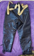 Swedish Army Biker Leather Overalls WW 2 Rare