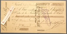 ● Cheque 1922 Delavaud Rezeau à Niort à M Poumalloux à Saint Maixent Deux Sèvres