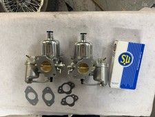 MGB Twin HS4 SU Carburettors Fully Refurbished Early AUD135