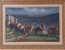 Huile sur toile, signée