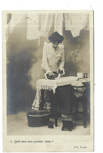 Carte fantaisie femme - carte, au