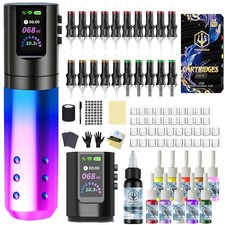 POSEIDON Tattoo Kit, with 2 Batteries, 20 PCS Cartridge PTK02