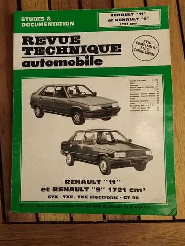 Revue technique renault et - renault,