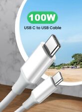 100W USB C to USB Type-C Cable Fast Charge Data Cable For Huawei P30 Samsung 