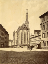 Germany, Würzburg, Chapel of St. Mary Vintage Albumen Print Print Al
