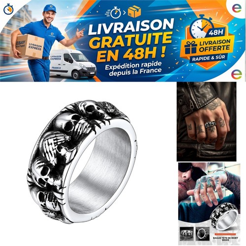 Bague homme acier - bague, inoxydable