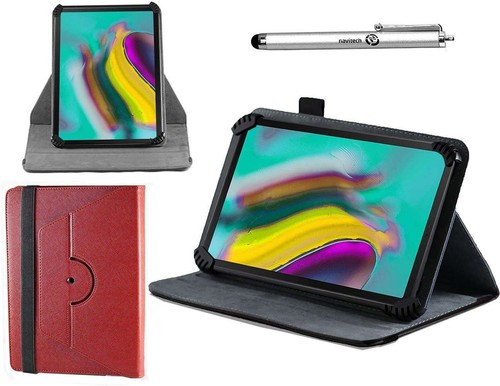 Navitech red tablet - red, case