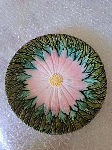 Rare assiette barbotine salins - assiette,