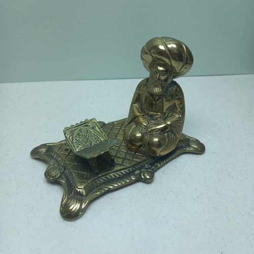Statuette orientale laiton - statuette,