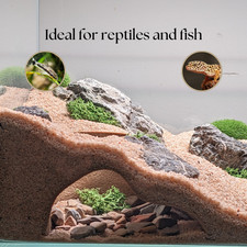 AquaDecor3D Aquarium and Terrarium Natural Cave (Sand color)