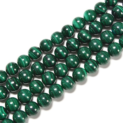 Natural malachite smooth round - natural,