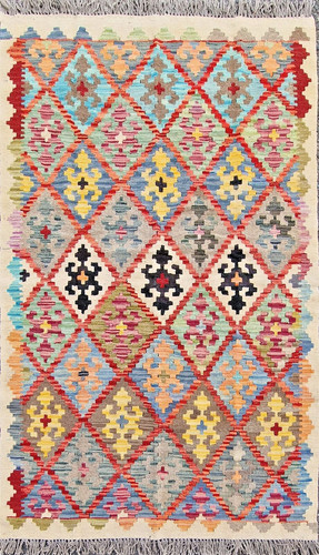 Tapis kilim laine tissé - tapis,