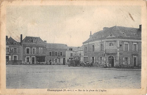 Cpa champigne bas la - 49,
