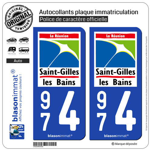 Blasonimmats plaque auto - 2,