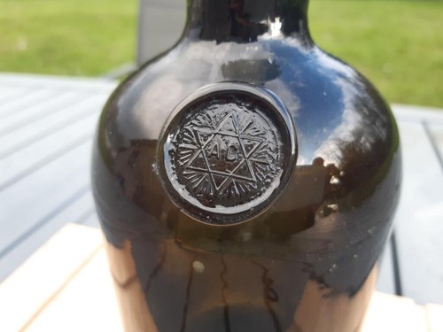 Bouteille verre soufflé sceau - bouteille,