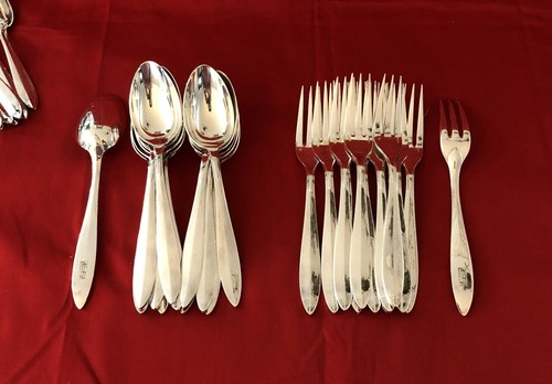 Cutlery art deco silver - cutlery,