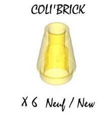 Lego 4589 b - 6x Brique cone /