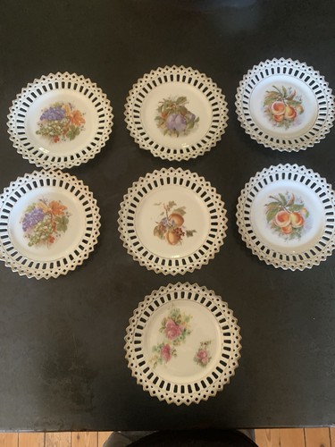 Lot porcelain dessert - lot, 7