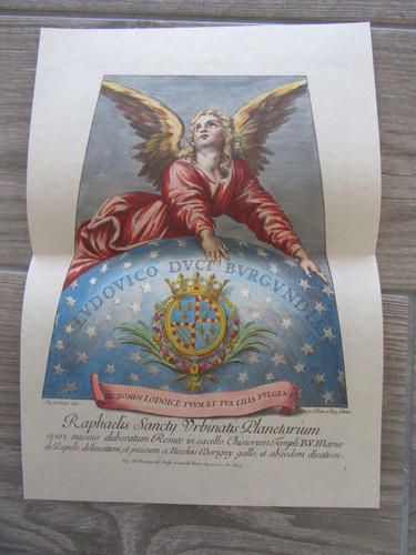 Grande gravure aquarellee - grande,