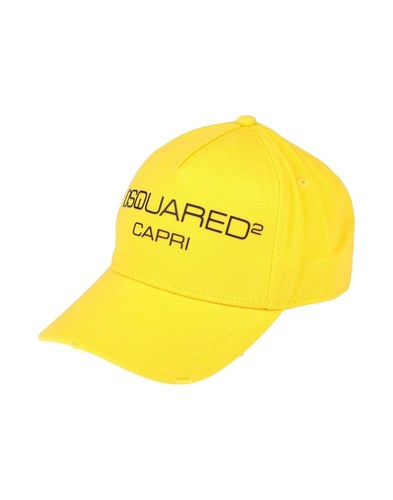 Dsquared2 capri yellow cap - yellow,