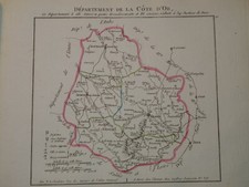  CARTE COTE D'OR DIJON SEMUR