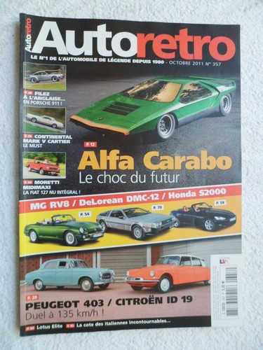 Auto retro 357 2011 alfa - n°357, 10/2011