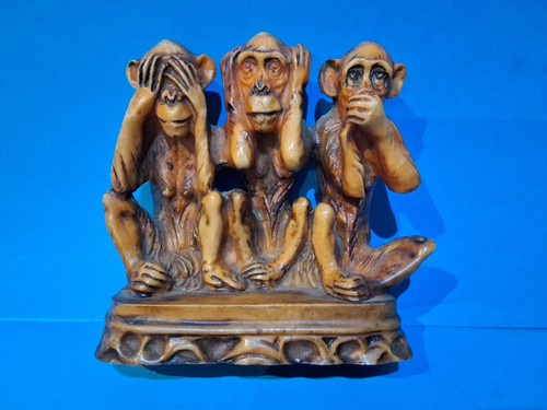 Ancienne sculpture singes - sculpture, de