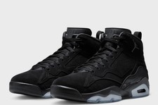 Nike Air Jordan MVP 678 Noir Gris Foncé Chaussures Baskets 42 44.5 10.5
