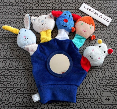 Doudou plat lapin - plat,