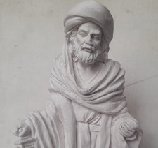 Ancienne grande Statue religieuse Saint Sculpture Eglise Christ Eglise ex voto 1