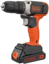 18V 1.5Ah LI-ION Perceuse sans Fil Kit - Black & Decker