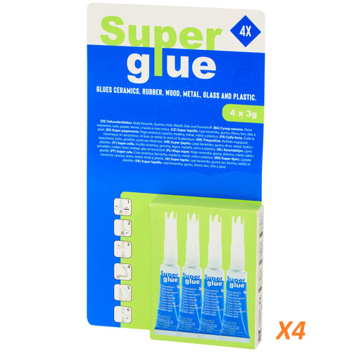Colle super glue extra - x4,