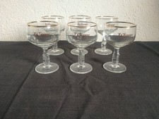 6 beer glasses “La Trappe Trappist” chalice 25 cl embossed foot Liv offered 