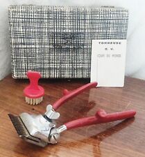 Vintage! G.V. Hairdresser Trimmer  World Cup. brush. Box set. Very Good Condition 