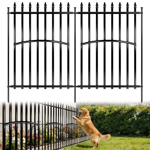 Metal garden fence - 32in, x